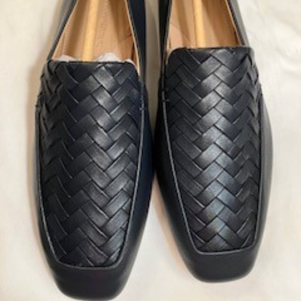 Banana Republic Soft Snip Loafer-Woven Navy Blue 7